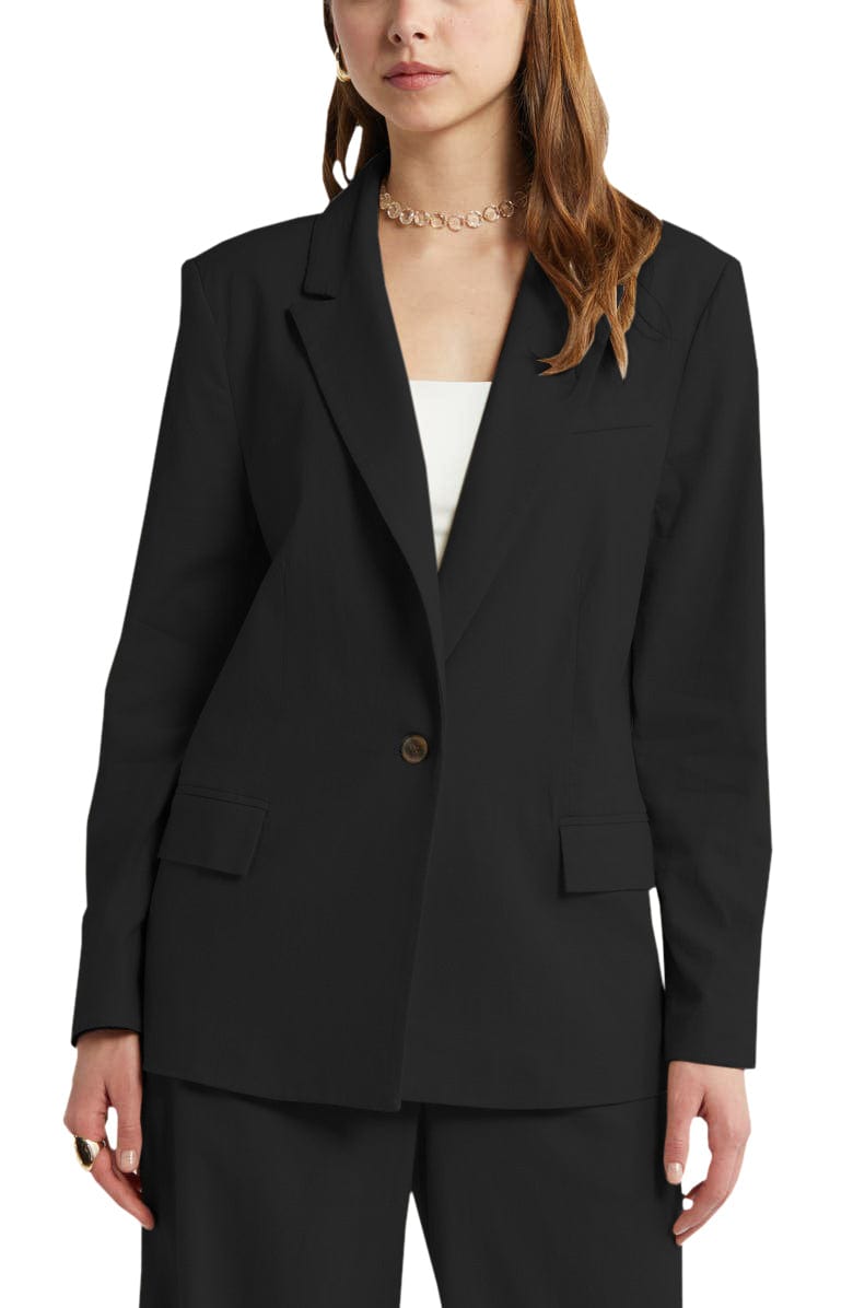 solovedress 2 Piece Beige Peak Lapel Single Buttons Women's Suit (Blazer+Pants)