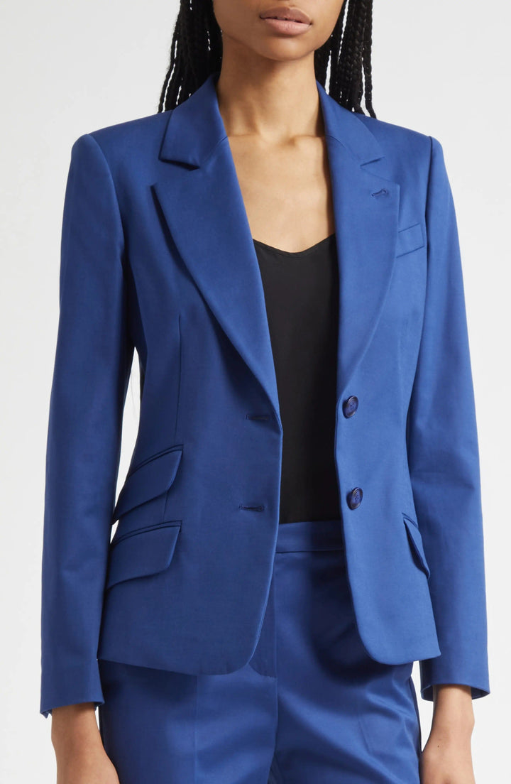 solovedress 2 Piece Double Button Business Casual Women Suit (Blazer+Pants)