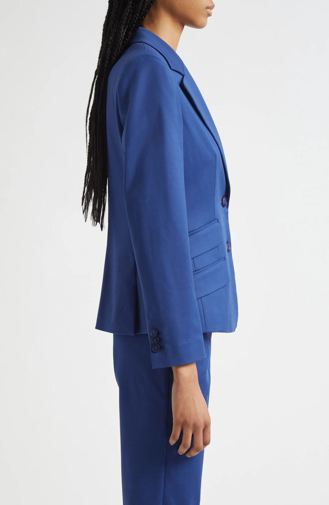 solovedress 2 Piece Double Button Business Casual Women Suit (Blazer+Pants)