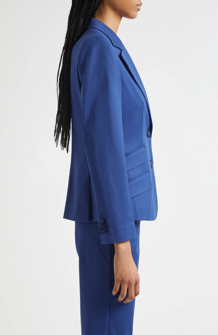 solovedress 2 Piece Double Button Business Casual Women Suit (Blazer+Pants)