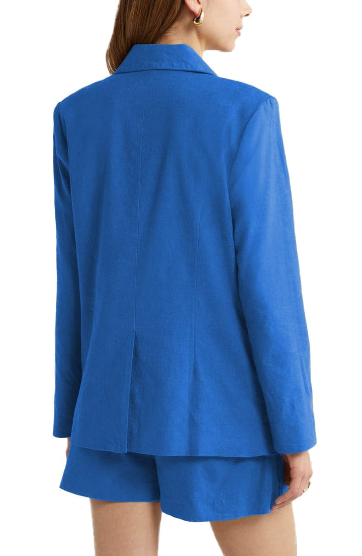 solovedress 2 Piece Fashion Slim Single Buttons Women's Suit (Blazer+Pants)