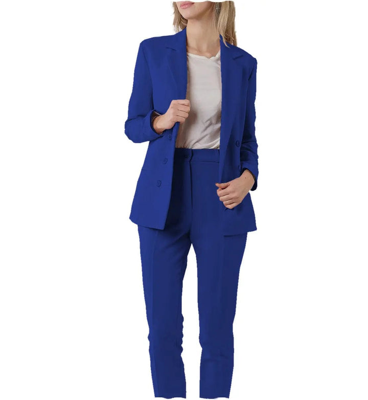 solovedress 2 Pieces Notch Lapel Women Suit