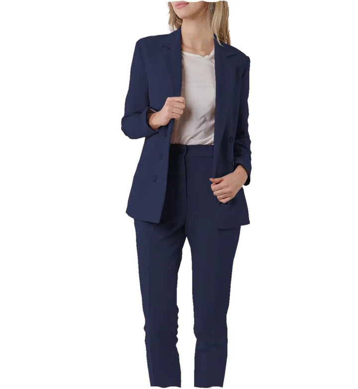 solovedress 2 Pieces Notch Lapel Women Suit