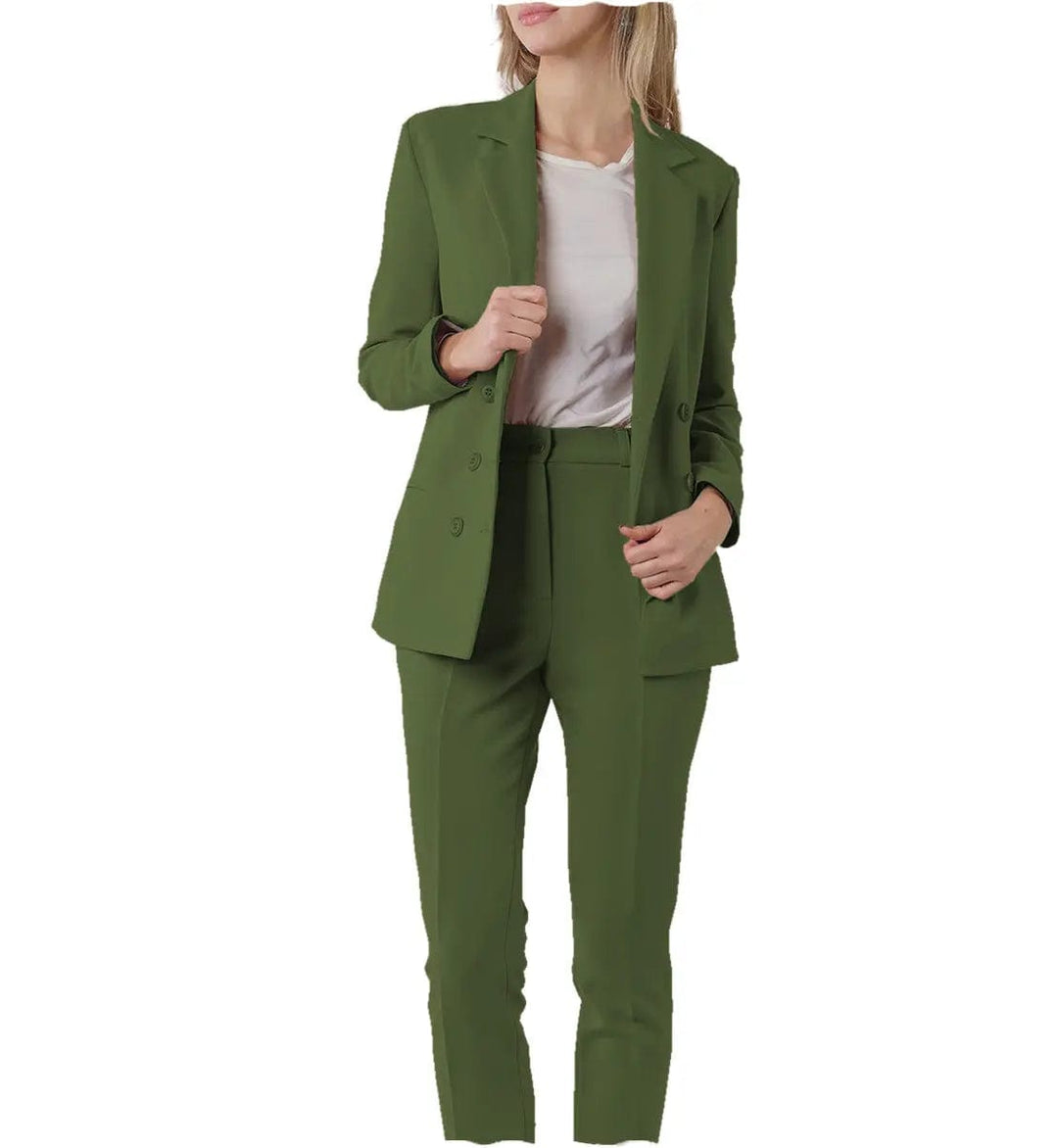 solovedress 2 Pieces Notch Lapel Women Suit