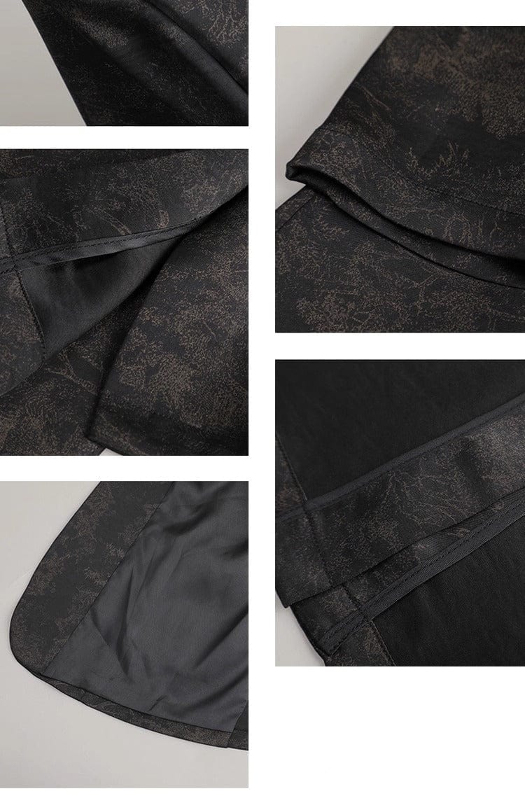 solovedress 2025 Spring Summer New Printed Three Quarter Sleeve Single Button Casual Ladies Suit