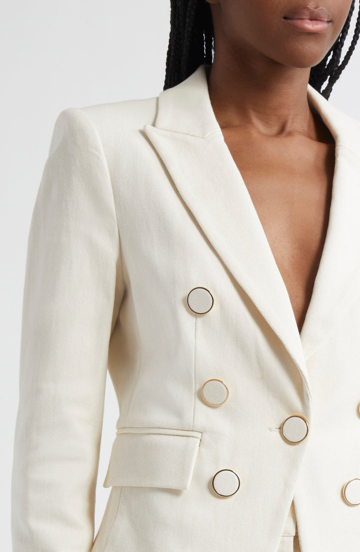 solovedress Beige 2 Piece Single Button Peak Lapel Business Casual Slim Fit Women's Suit