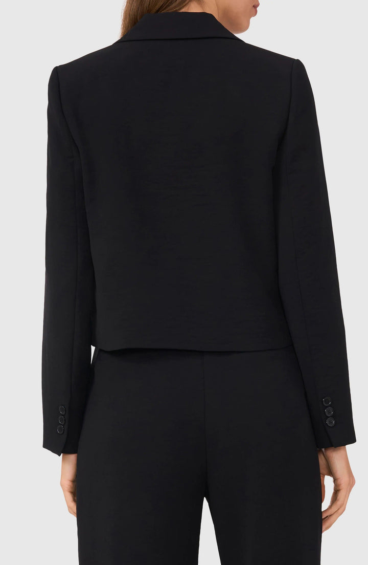 solovedress Black 2 Piece Single Button Casual Women Suit (Blazer+Pants)