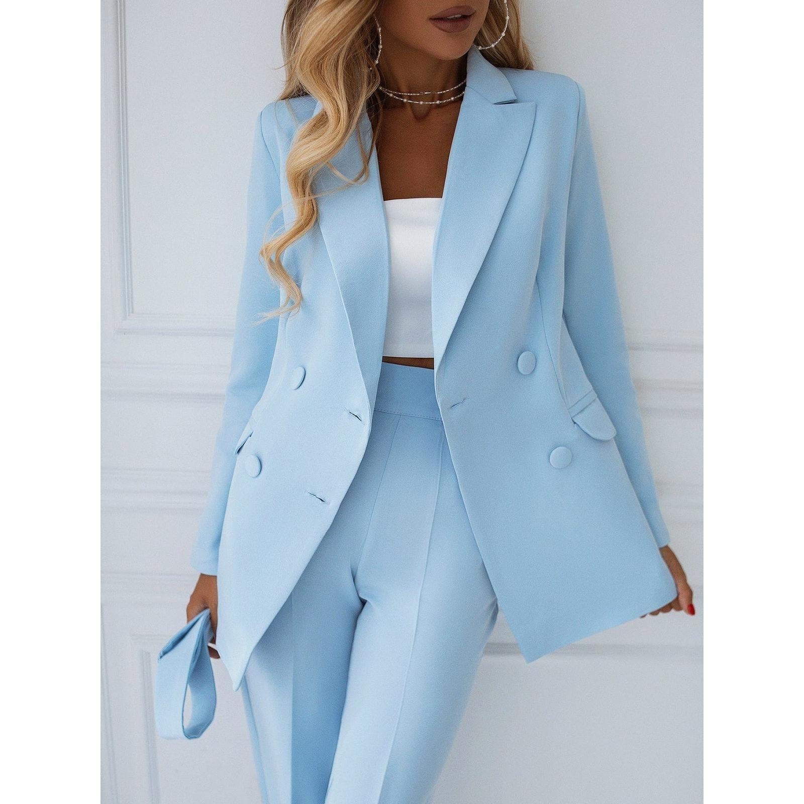 Women's Double-Breasted Suits | Slimming