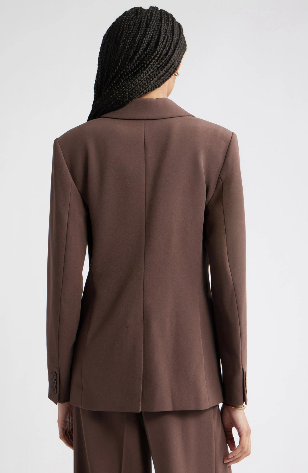 solovedress Brown Sweet Women's Suit 2 Piece (Blazer+Pants)