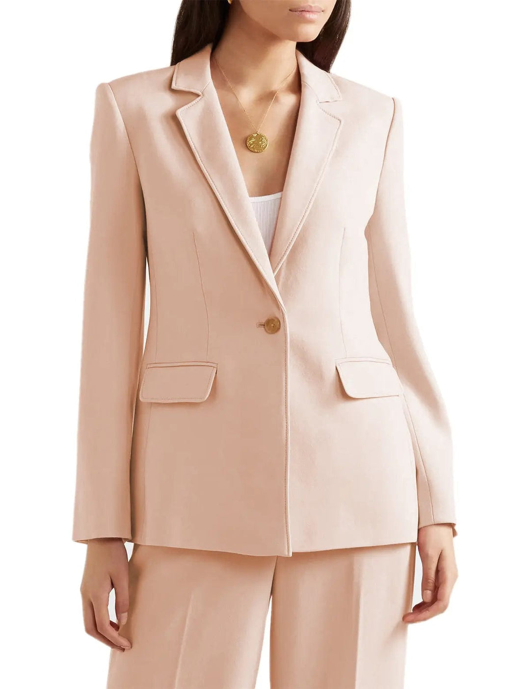 solovedress Flat 2 Pieces Notch Lapel Women Suit
