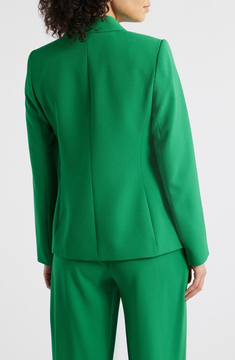 solovedress Green 2 Piece Single Buttons Peak Lapel Business Casual Slim Fit Women's Suit