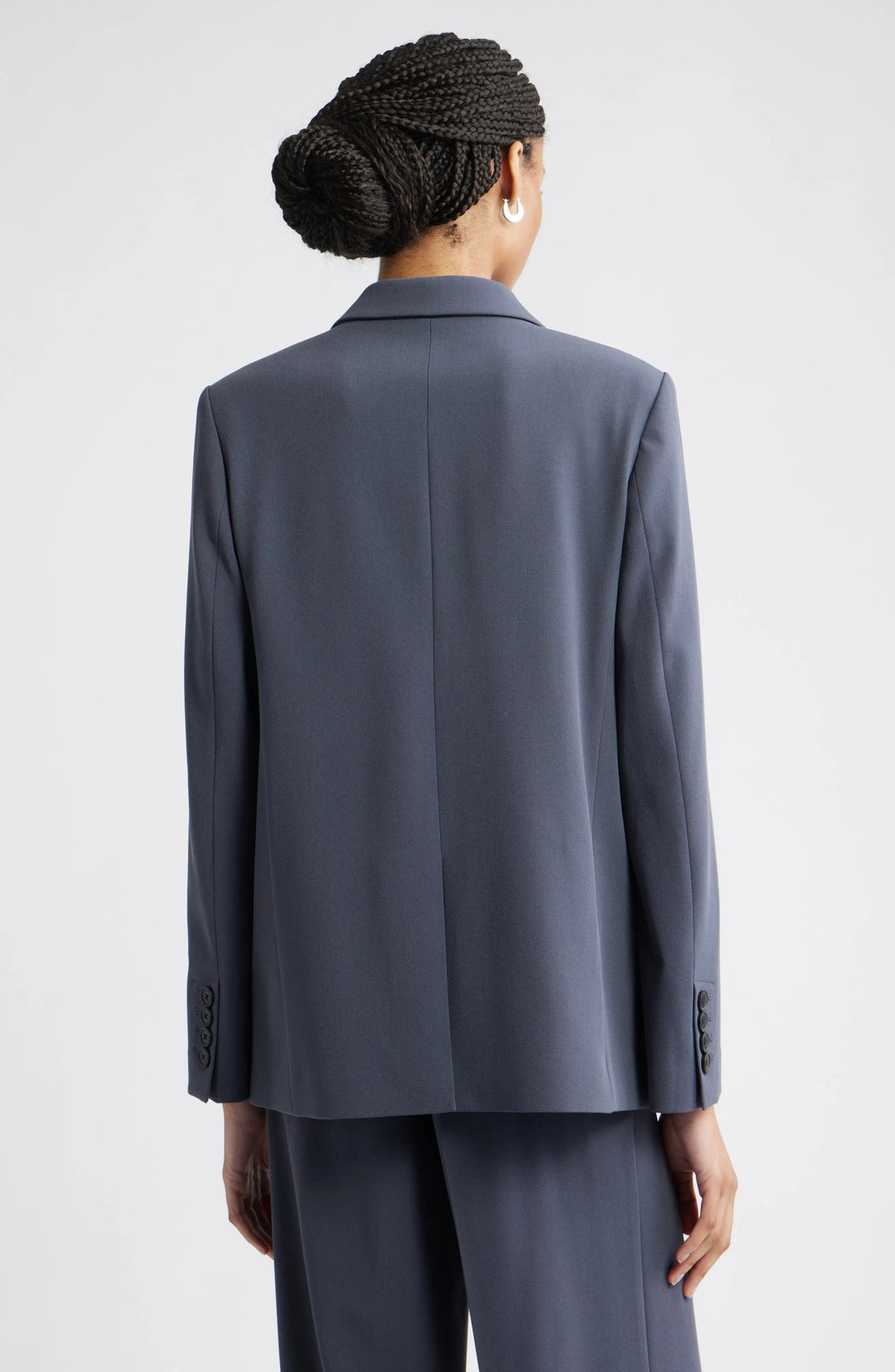 solovedress Grey Ebony Women Suit 2 Piece (Blazer+Pants)