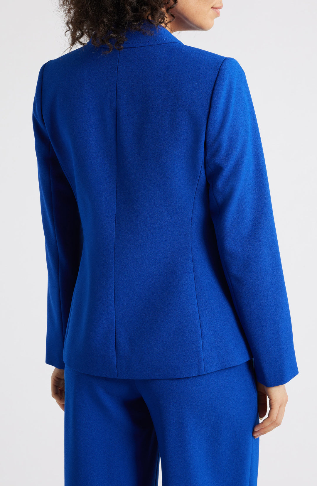 solovedress Royal Blue 2 Piece Single Button Business Casual Slim Fit Women Suit