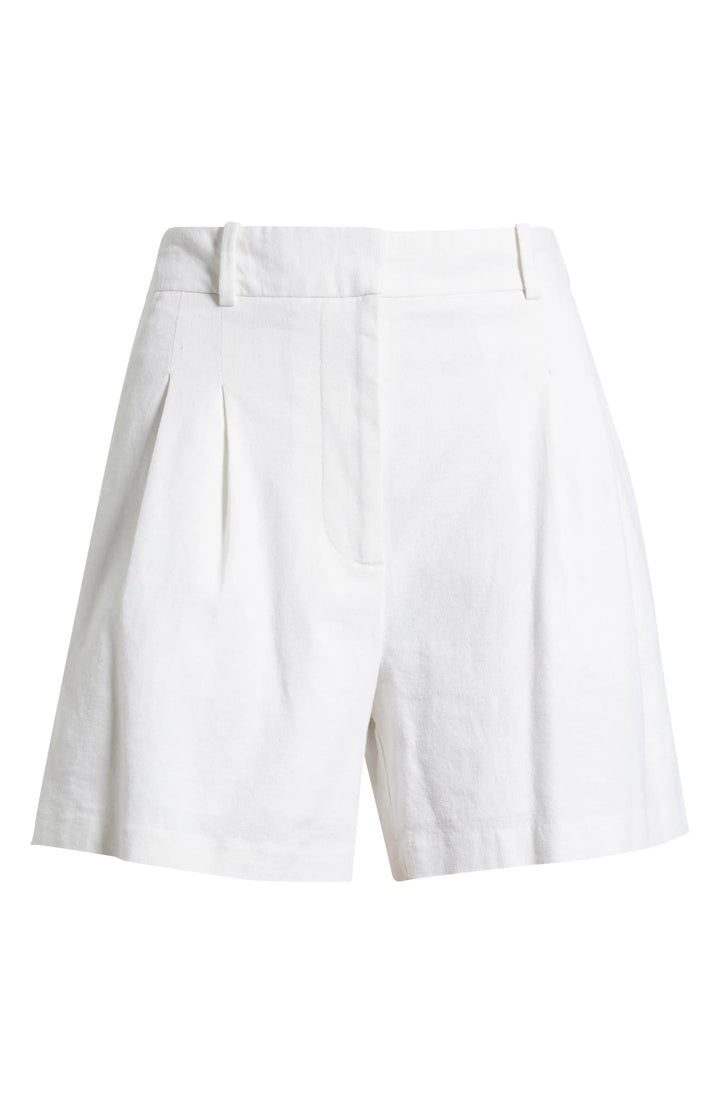 solovedress White Summer Linen Casual Women Shorts