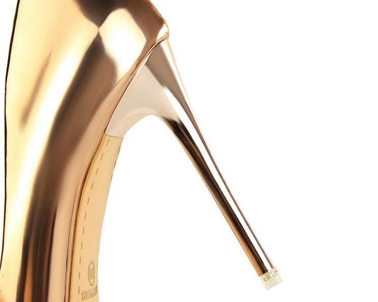 solovedress Women's Fashion Pointed Sexy Metal Heel High Heels