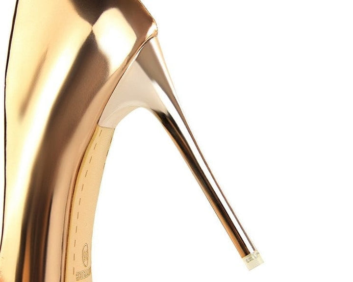 solovedress Women's Fashion Pointed Sexy Metal Heel High Heels