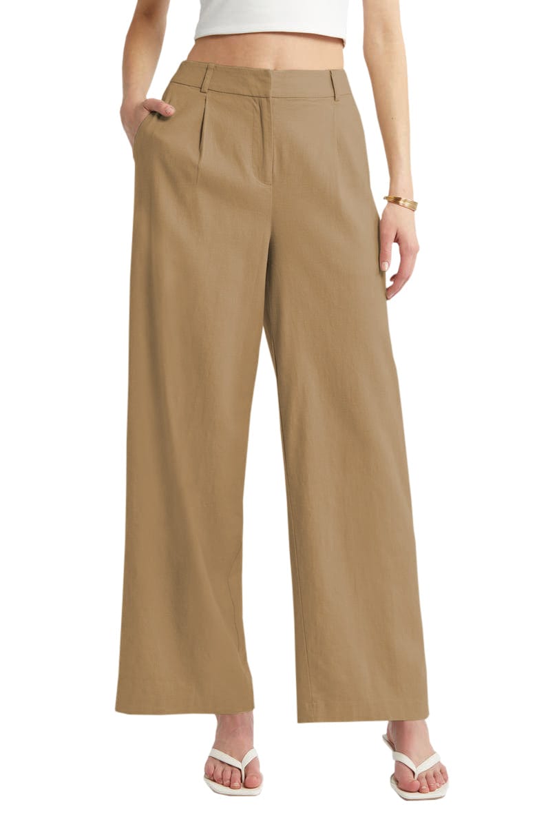 solovedress Women's Linen Casual Pants