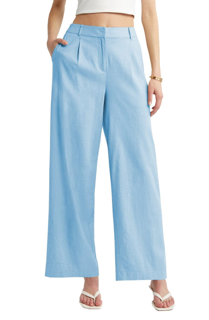 solovedress Women's Linen Casual Pants
