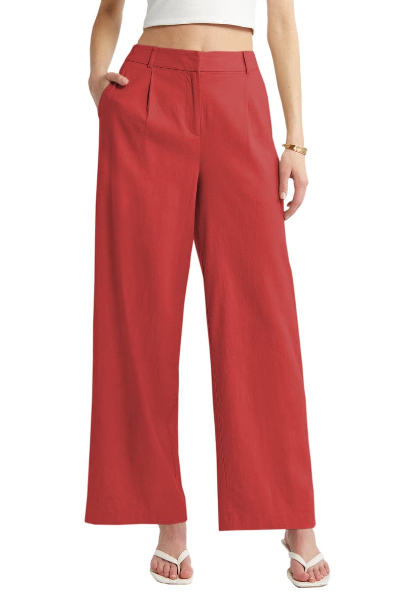 solovedress Women's Linen Casual Pants