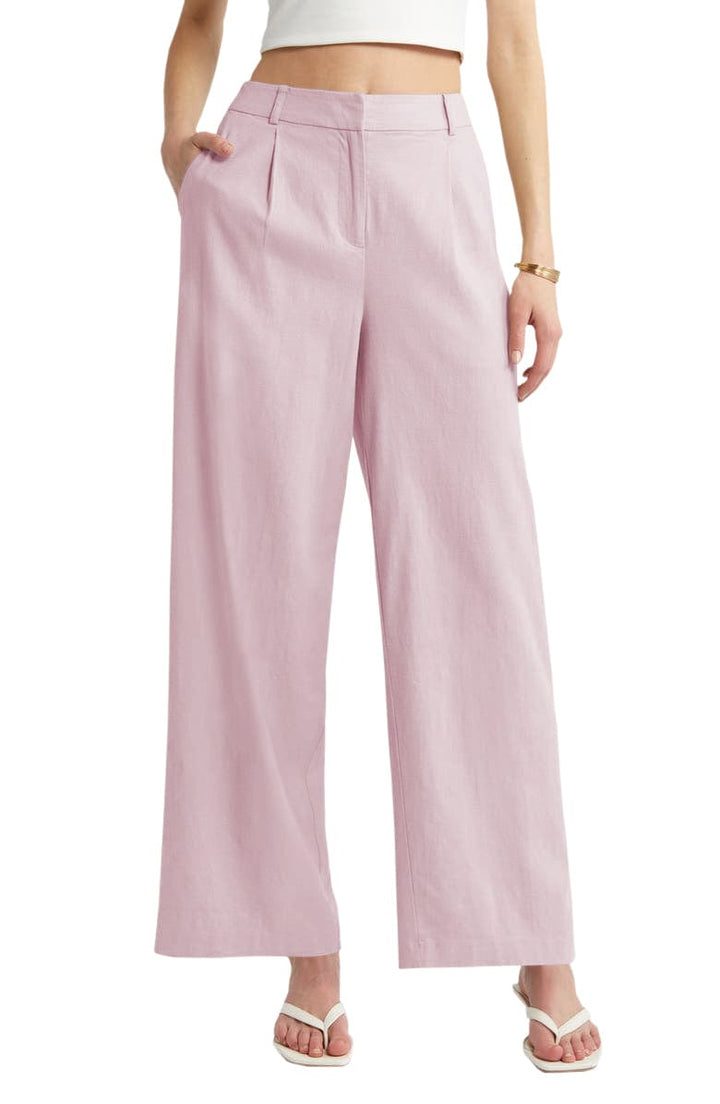 solovedress Women's Linen Casual Pants