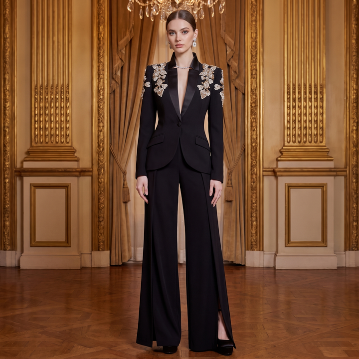 SoloveDress Diamond Suits Women&