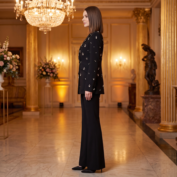 SoloveDress Luxury Diamond Suits Women&