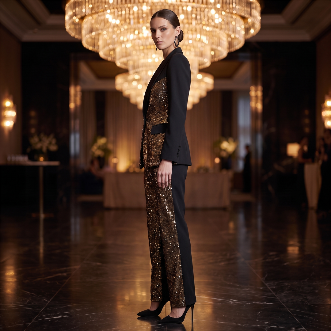 SoloveDress Sequins Women&