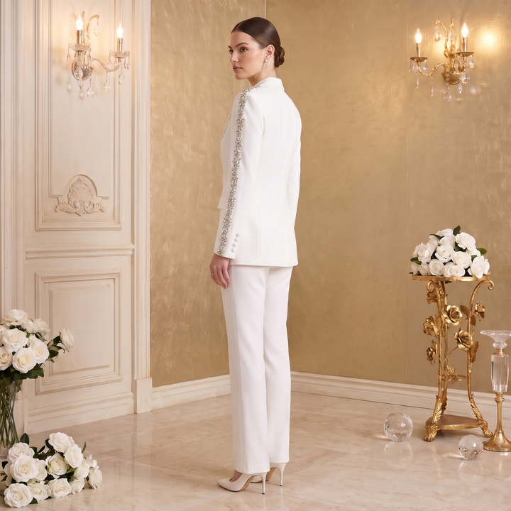 SoloveDress Luxurious Diamond Suits Women&