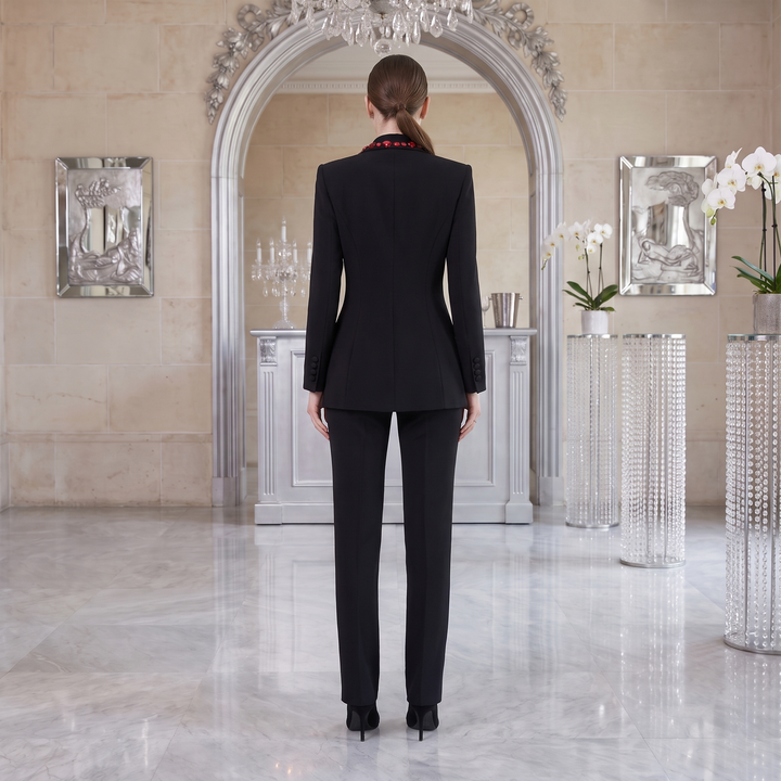 SoloveDress Luxury Diamond Suits Women&
