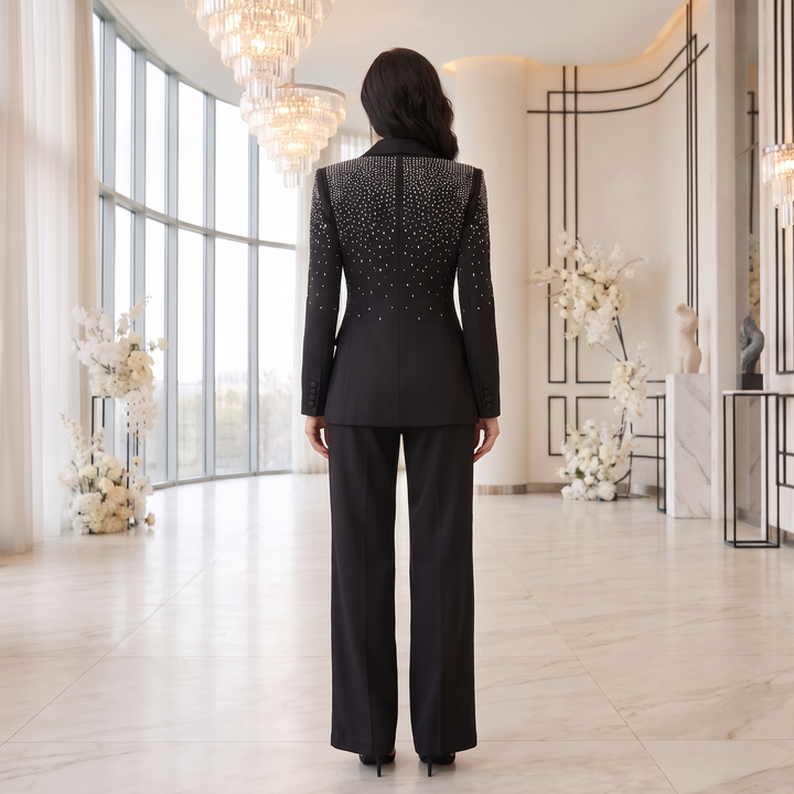 SoloveDress Luxury Diamond Suits Women&