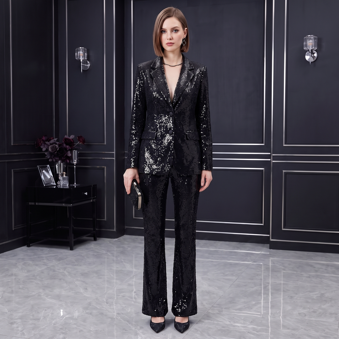 SoloveDress Sequins Women&
