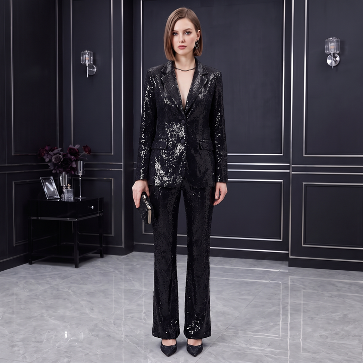 SoloveDress Sequins Women&