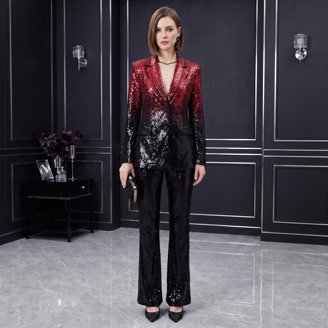 SoloveDress Sequins Women&
