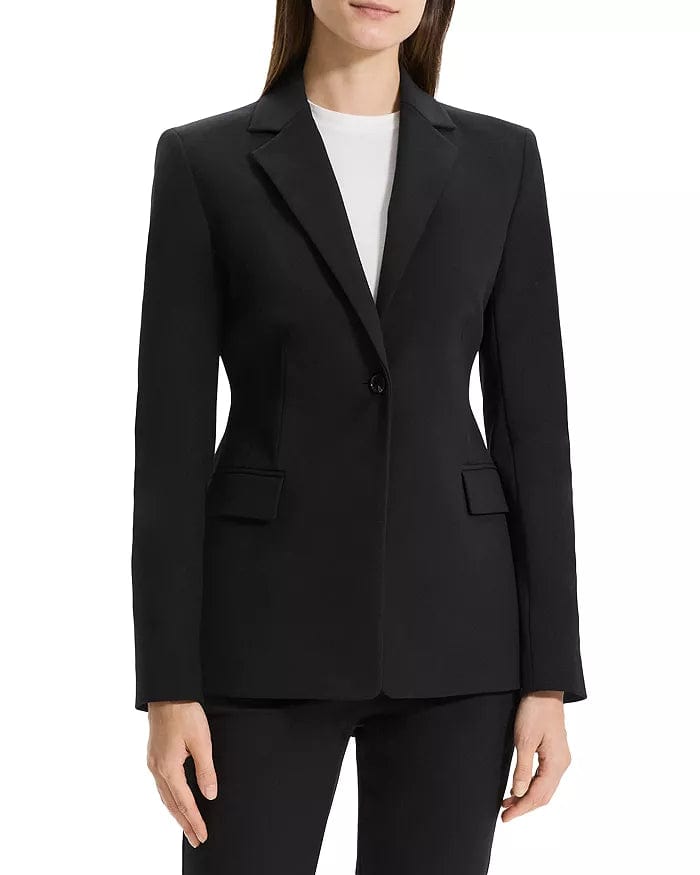 solovedress 2 Piece Business Casual Peak Lapel Women‘s Suit (Blazer+Pants)