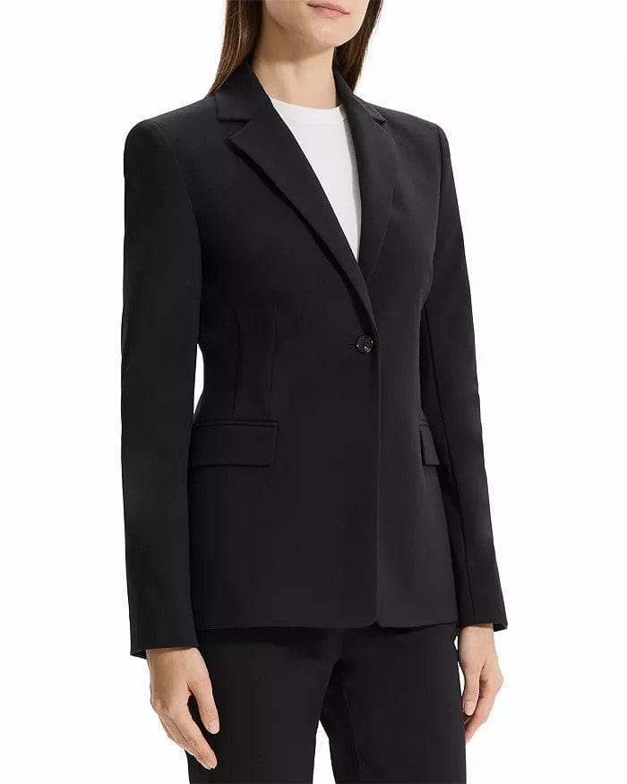 solovedress 2 Piece Business Casual Peak Lapel Women‘s Suit (Blazer+Pants)