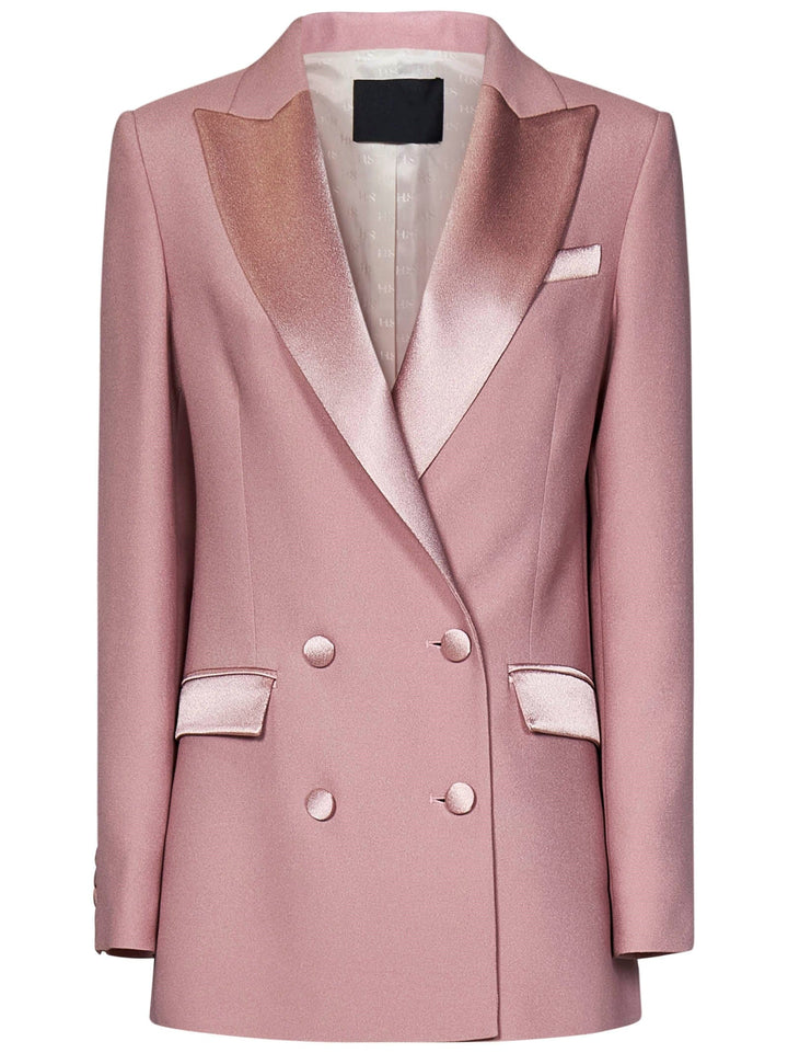 solovedress 2 Piece Double Breasted Peak Lapel Fashion Slim Women's Suit
