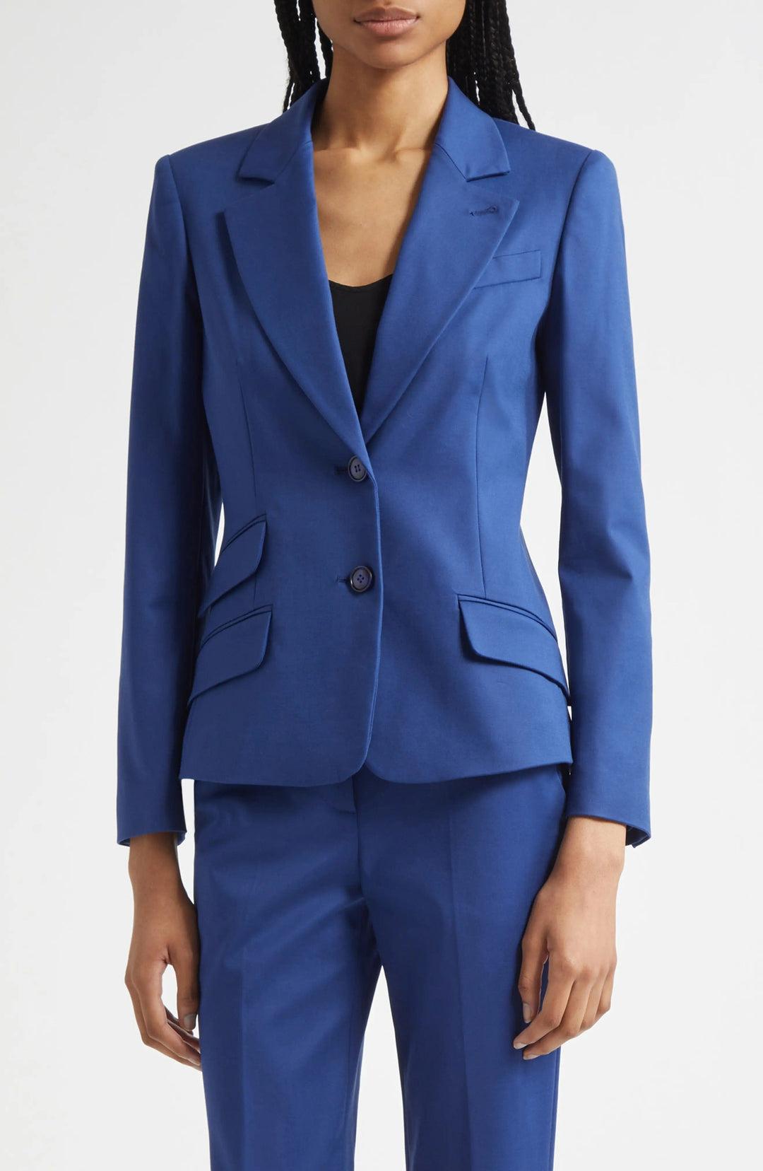 solovedress 2 Piece Double Button Business Casual Women Suit (Blazer+Pants)