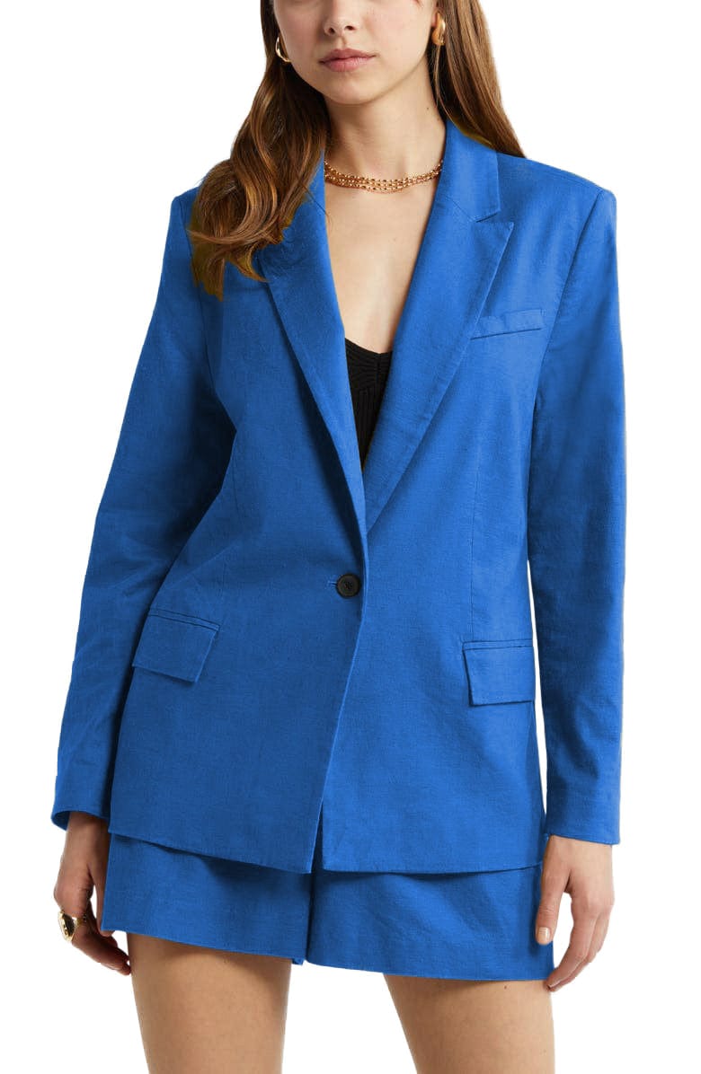 solovedress 2 Piece Fashion Slim Single Buttons Women's Suit (Blazer+Pants)