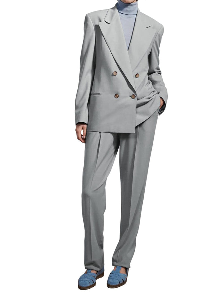 solovedress 2 Piece Peak lapel Business Suit For Women