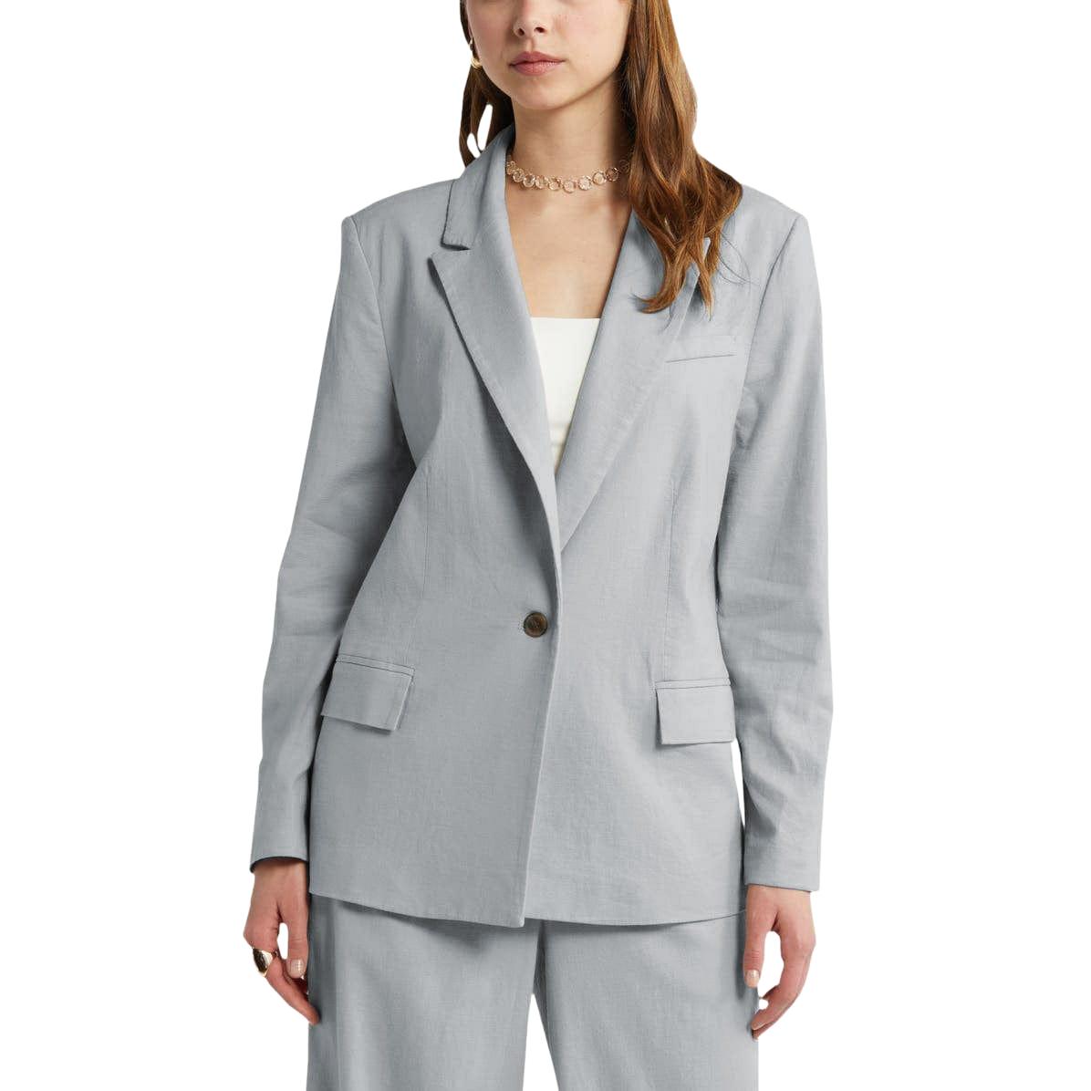 SoloveDress Piece Spring Summer Linen Single Buttons Casual