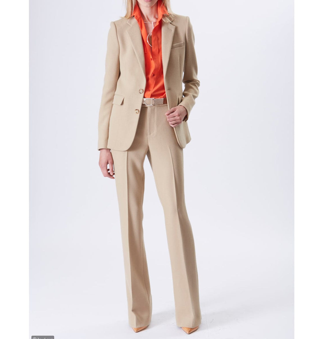 solovedress 2 Piece Suit Notch Lapel Women Suit (Blazer+Pants)