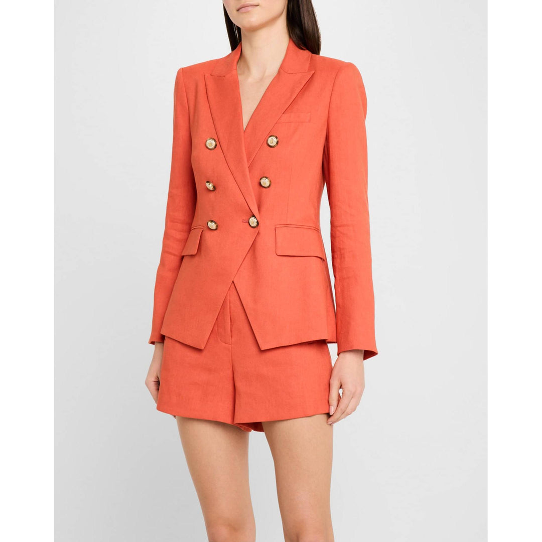 orange dress suit women Scyoekwg Two Piece Blazer Outfits Women Business Office Work 2 Piece Sets Long Sleeve Coat Suit Pants 2 Casual Matching Outfits Two Piece Set Fashion