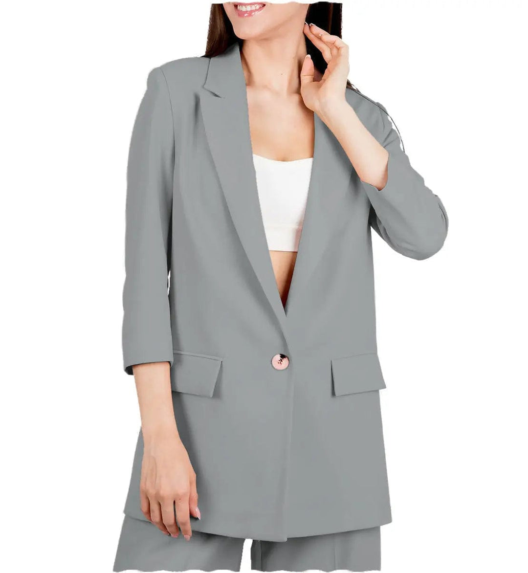 solovedress 2 Pieces Peak Lapel Women Suit (Blazer+Pants)