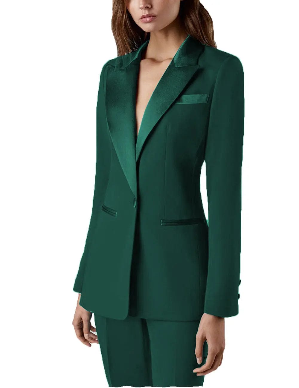 2 Pieces Single Buttons Peak Lapel Women Suit | SoloveDress – solovedress