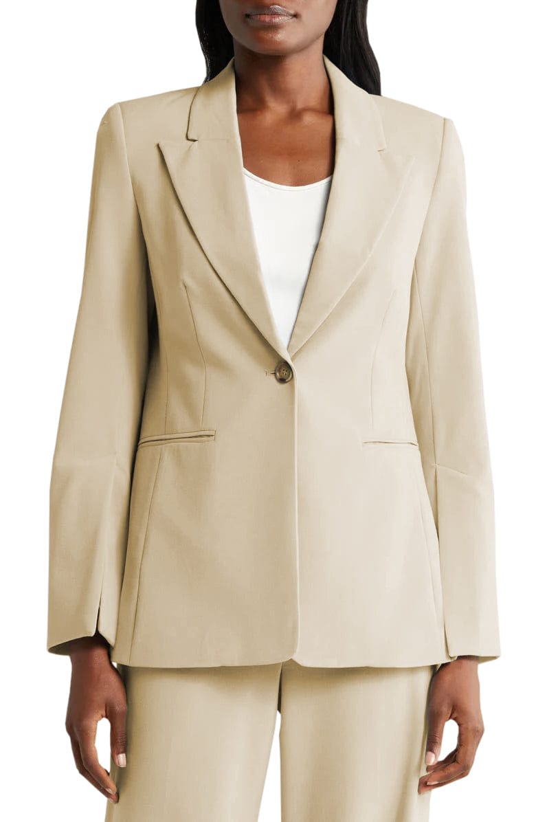 solovedress Fuchsia 2 Piece Peak Lapel Women's Suit (Blazer+Pants)