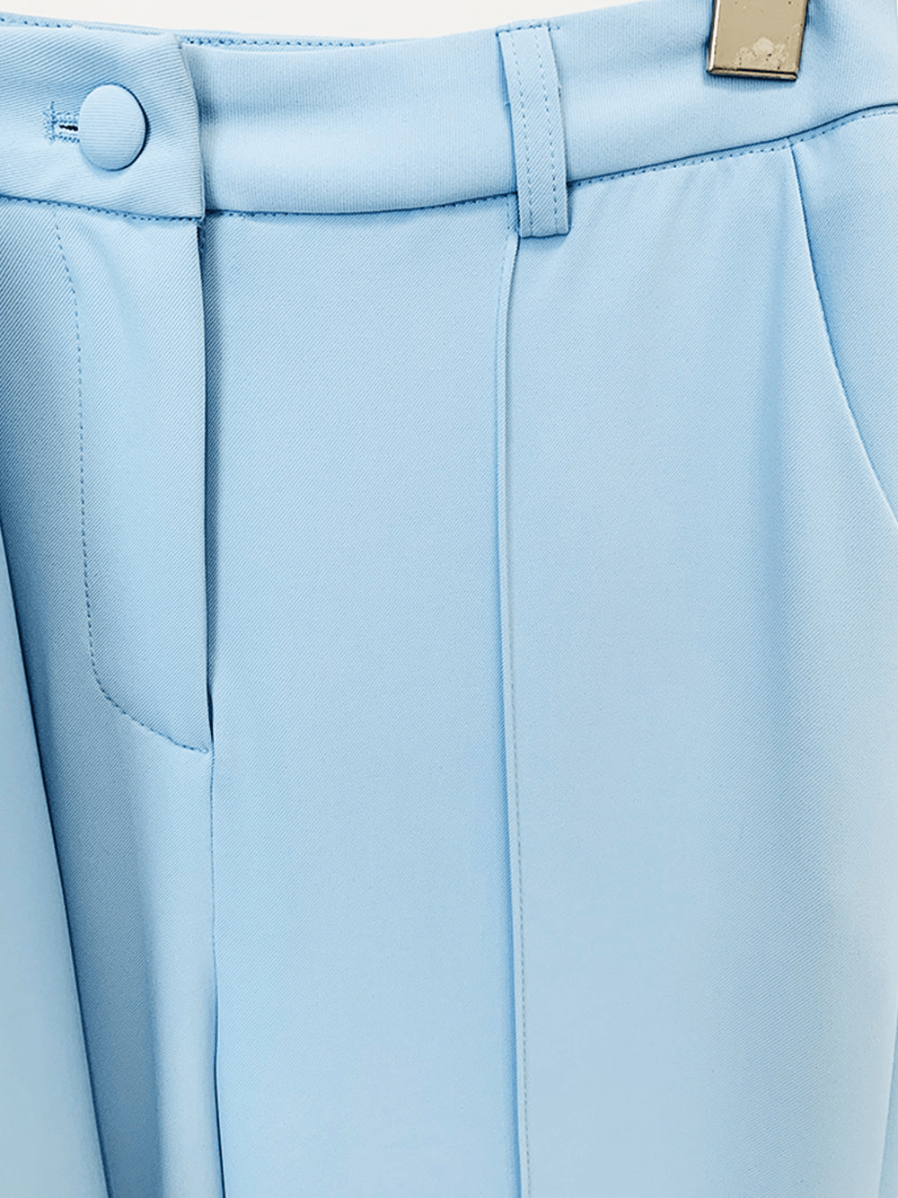 solovedress Light Blue 2 Piece Peak Lapel Single Breasted Slim Fit Women's Suit
