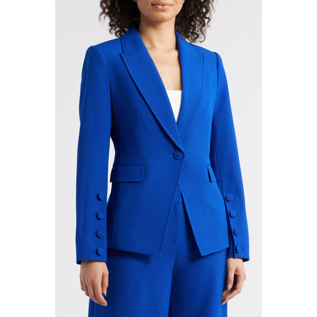 Solovedress Women's 2 Piece Royal Blue Solid Suit Peak Lapel Single... Royal Blue / US 12 Solovedress Women's 2 Piece Royal Blue Solid Suit Peak Lapel Single... Royal Blue / US 12