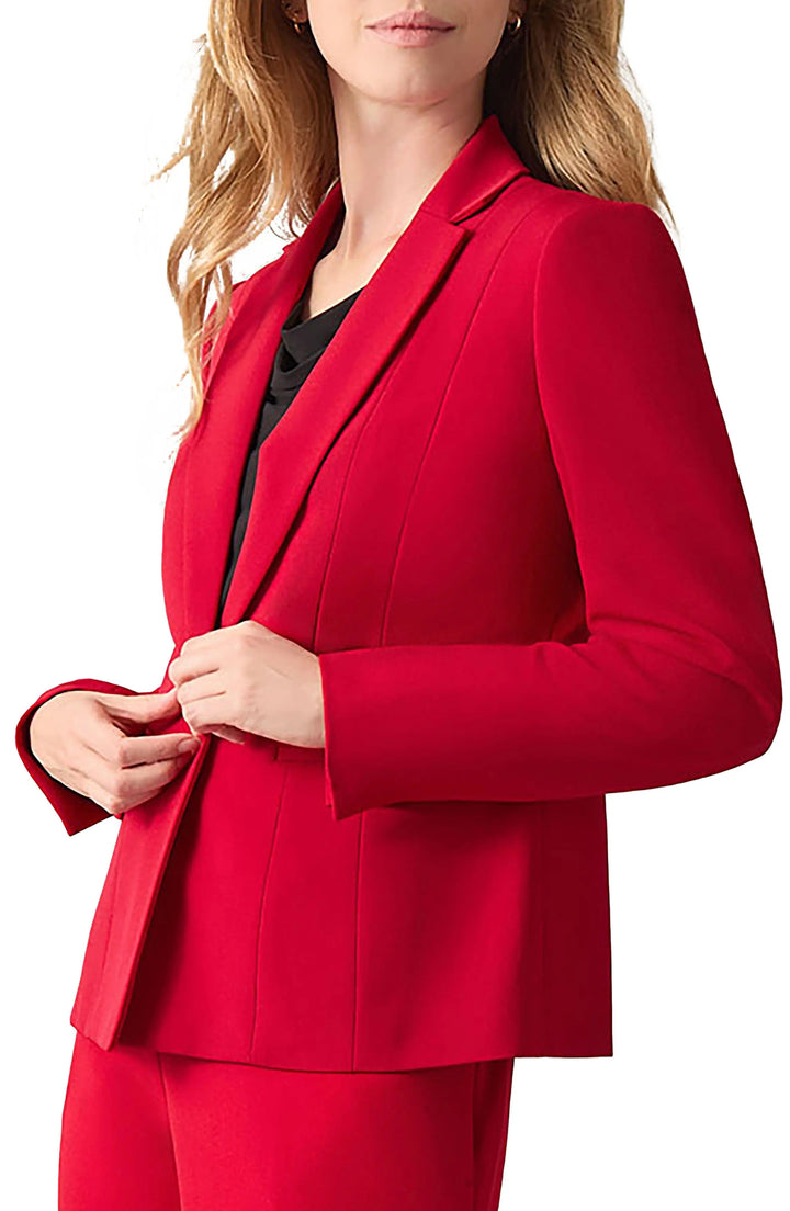 solovedress SoloveDrees Red Single Button Women's Blazer