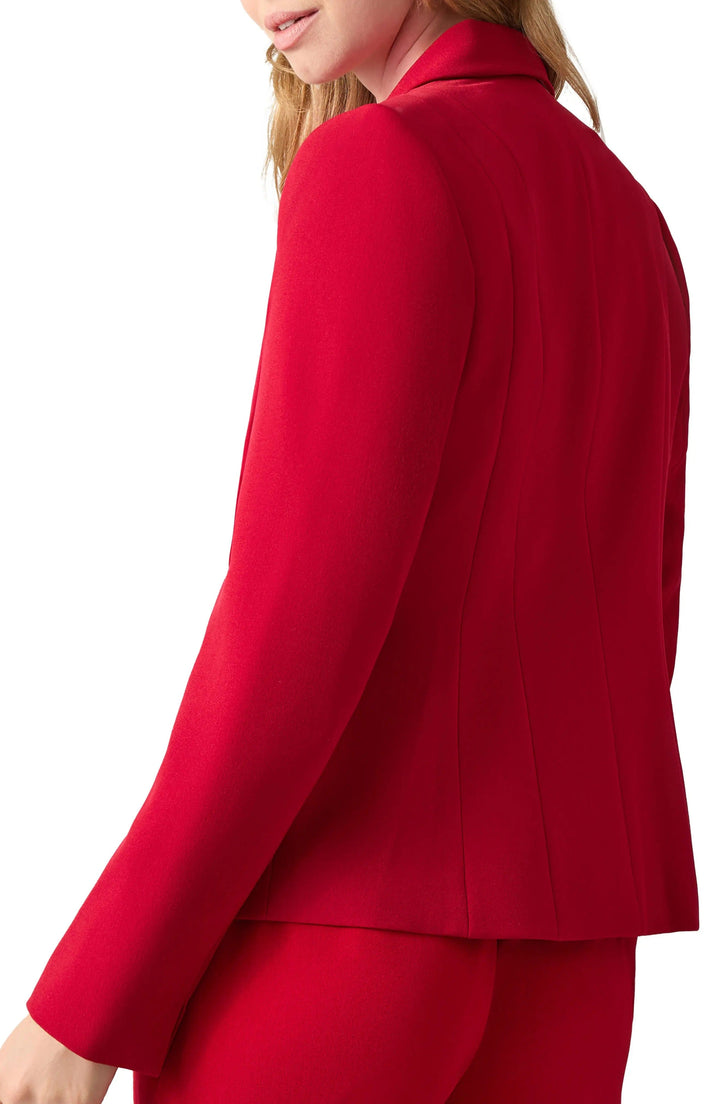 solovedress SoloveDrees Red Single Button Women's Blazer