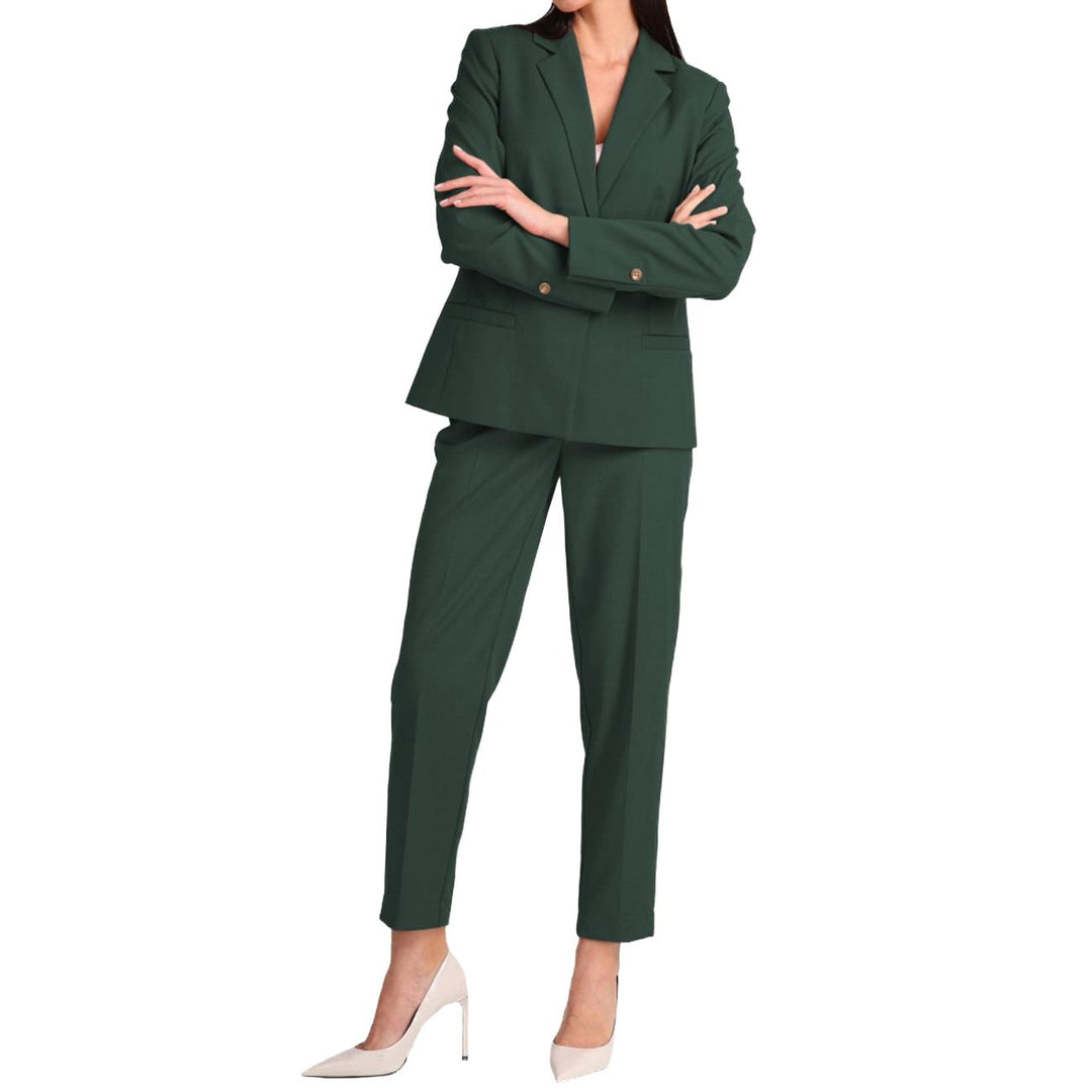solovedress SoloveDress 2 Piece Notch Lapel Fashion Women Suit（Blazer+Pants）